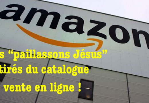 Amazon a retiré les “paillassons Jésus” de son catalogue de vente en ligne