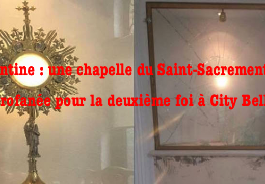 Argentine : vol d’un ostensoir et profanation dans une chapelle City Bell
