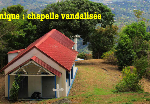 Martinique : une chapelle vandalisée