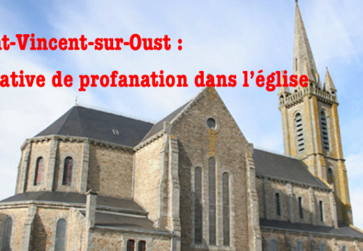 Morbihan : tentative de profanation dans l’église de Saint-Vincent-sur-Oust